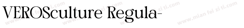 VEROSculture Regula字体转换